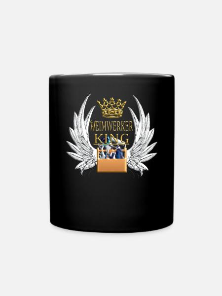 Heimwerker Geschenkidee Handwerker - Tasse einfarbig - Schwarz
