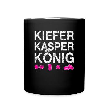 Techno party feiern Spruch - Tasse einfarbig - Schwarz - Vorne