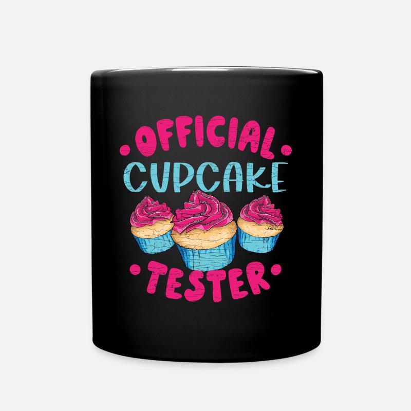 Cupcake - Tasse einfarbig - Schwarz