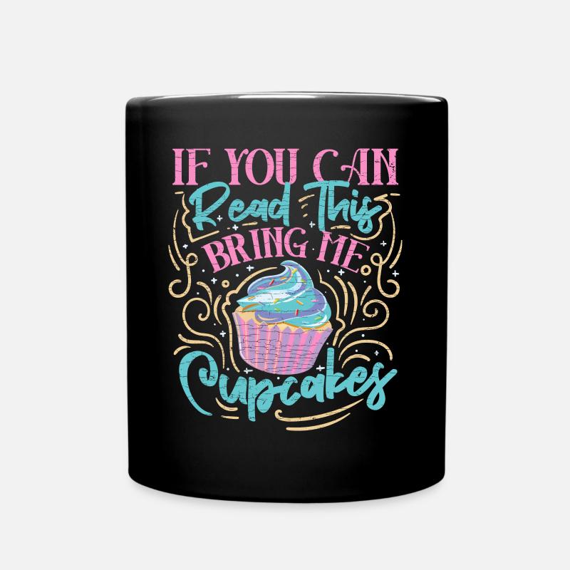 Bäcker Cupcake - Tasse einfarbig - Schwarz