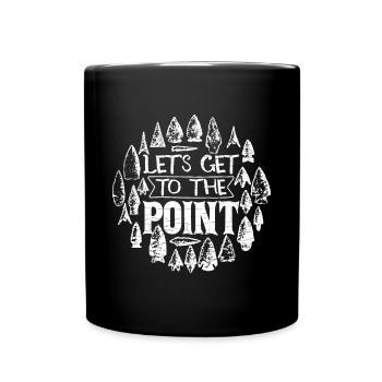 Pfeilspitzenjagd Arrowhead Hunter - Tasse einfarbig - Schwarz - Vorne