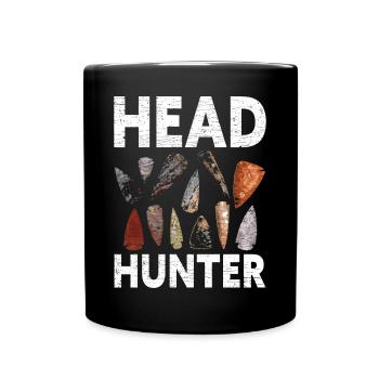 Pfeilspitze Arrowhead Hunter - Tasse einfarbig - Schwarz - Vorne