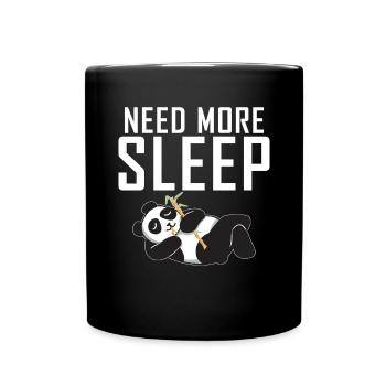 Panda Geschenke Panda Liebhaber - Tasse einfarbig - Schwarz - Vorne