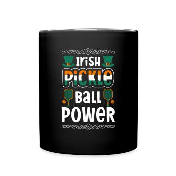 Joueur de pickleball Cadeau de chandail de la Saint-Patrick - Mug uni - noir - Devant