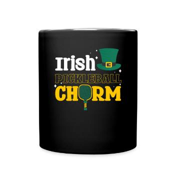 Joueur de pickleball Cadeau de chandail de la Saint-Patrick - Mug uni - noir - Devant