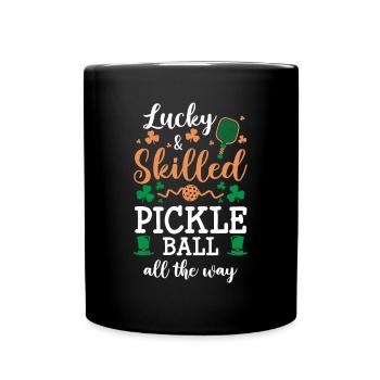 Joueur de pickleball Cadeau de chandail de la Saint-Patrick - Mug uni - noir - Devant