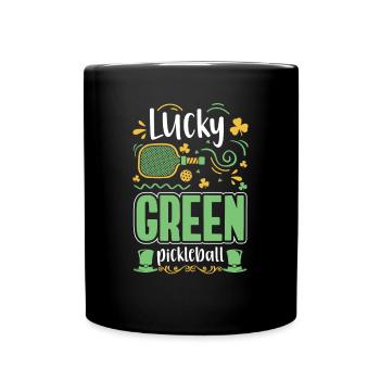 Joueur de pickleball Cadeau de chandail de la Saint-Patrick - Mug uni - noir - Devant