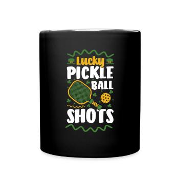Joueur de pickleball Cadeau de chandail de la Saint-Patrick - Mug uni - noir - Devant