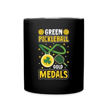 Joueur de pickleball Cadeau de chandail de la Saint-Patrick - Mug uni - noir - Devant