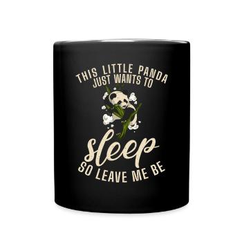 Panda Gifts Panda Lover - Full Colour Mug - black - Front