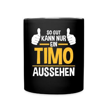 Timo - Tasse einfarbig - Schwarz - Vorne