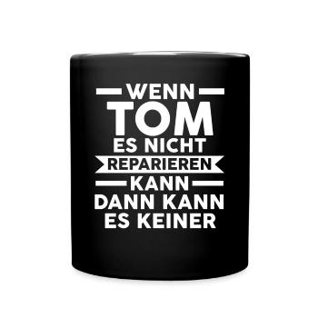 Tom - Tasse einfarbig - Schwarz - Vorne