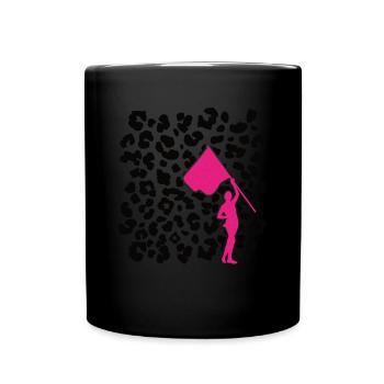 Farbschutz - Tasse einfarbig - Schwarz - Vorne