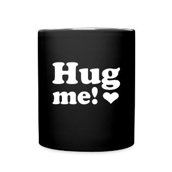 Umarme mefunnyanatomycatcatsghosthorroroccultretrowit - Tasse einfarbig - Schwarz - Vorne