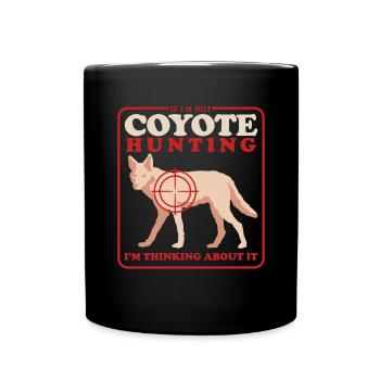 hunter hunting hunting hunting license huntress gift - Full Colour Mug - black - Front