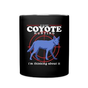 hunter hunting hunting huntress hunting license gift - Full Colour Mug - black - Front