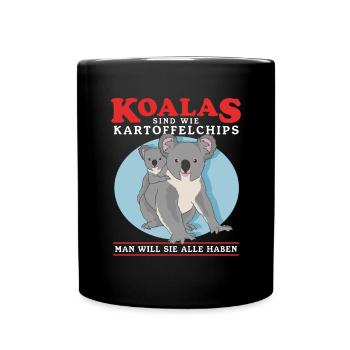 Koala Koala Koala Bear Koala Bear Cadeau - Mug uni - noir - Devant