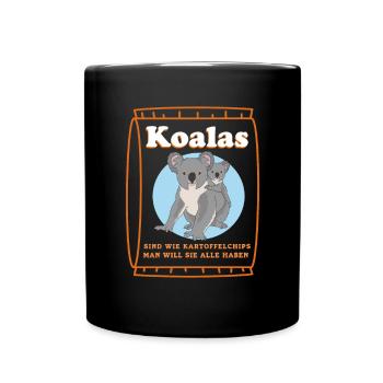 Koalas Koalas | Koala Bear Koala Bear Cadeau - Mug uni - noir - Devant