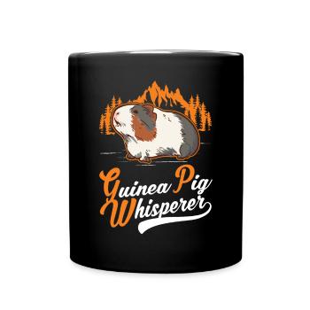 Guinea pig whisperer - Full Colour Mug - black - Front
