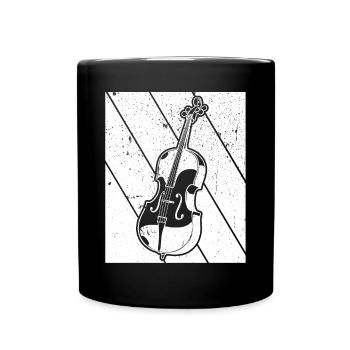 Cello cello player cellist - Full Colour Mug - black - Front