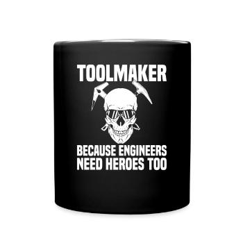Cnc Mechanist Maschinist Tolerance Issues - Tasse einfarbig - Schwarz - Vorne