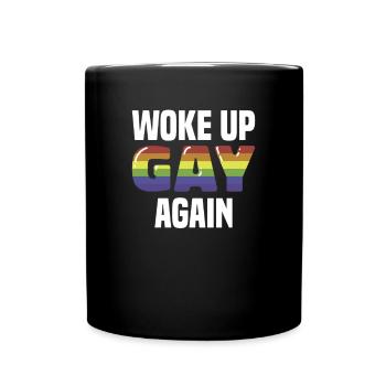Lgbt Lesbiennes Rainbow Flag Bisexuel Queer - Mug uni - noir - Devant
