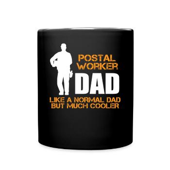Postworker Papa Courier Postman Gift - Mug uni - noir - Devant