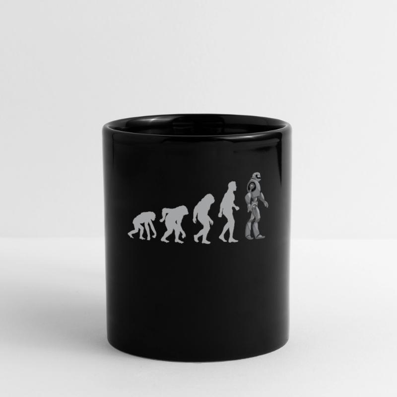 Funny Machine Learning EvolutionFor Machine Learni Tasse einfarbig