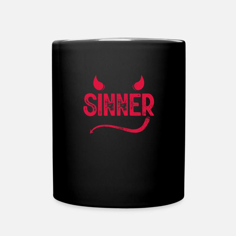 Atheist Atheismus Anti Religion Gott Geschenk - Tasse einfarbig - Schwarz