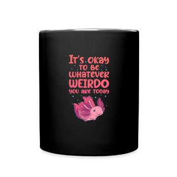 Axolotl - Mug uni - noir - Devant
