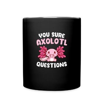 Axolotl - Mug uni - noir - Devant