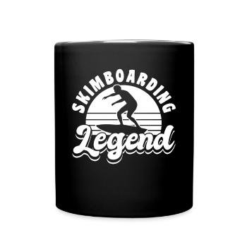 Skimboarding Legend Shirt Gift - Full Colour Mug - black - Front