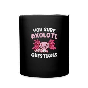 Axolotl Cadeau d’eau pour animaux aquatiques - Mug uni - noir - Devant