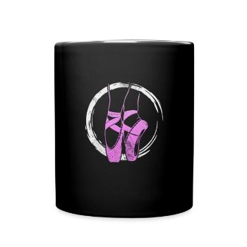 Ballett - Tasse einfarbig - Schwarz - Vorne