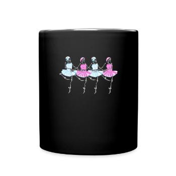 Ballett Ballerina Ballet-Tänzerin Tanzen Geschenk - Tasse einfarbig - Schwarz - Vorne