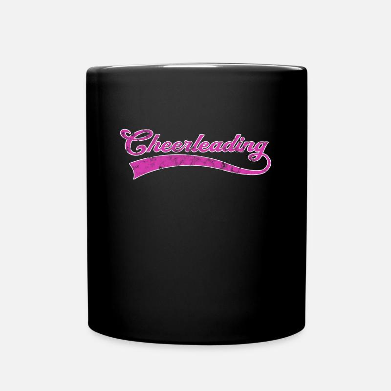 Lettrage de cheerleading - Mug uni - noir