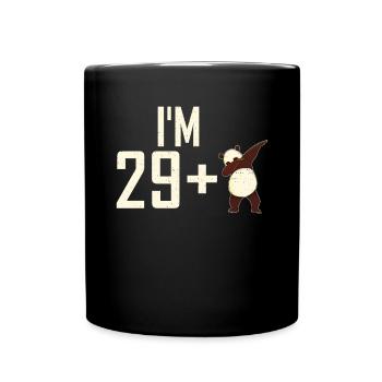 Panda Geschenke Panda Liebhaber - Tasse einfarbig - Schwarz - Vorne