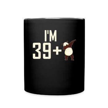 Panda Geschenke Panda Liebhaber - Tasse einfarbig - Schwarz - Vorne