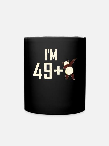 Panda Geschenke Panda Liebhaber - Tasse einfarbig - Schwarz