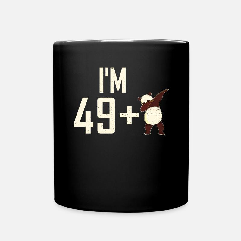 Panda Geschenke Panda Liebhaber - Tasse einfarbig - Schwarz