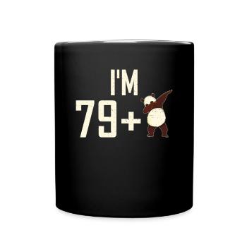 Panda Geschenke Panda Liebhaber - Tasse einfarbig - Schwarz - Vorne