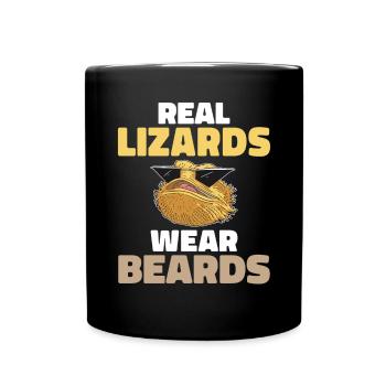 Eidechsenliebhaber Eidechse Geschenk Eidechse Besitzer - Tasse einfarbig - Schwarz - Vorne