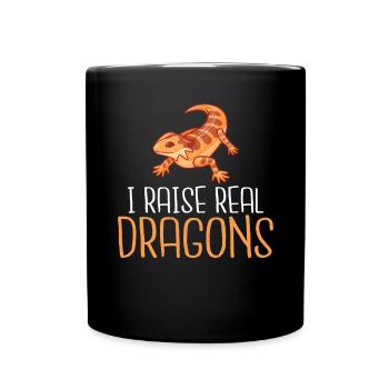 Lizard Lover Lizard Gift Lizard Owner - Full Colour Mug - black - Front