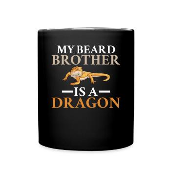 Eidechsenliebhaber Eidechse Geschenk Eidechse Besitzer - Tasse einfarbig - Schwarz - Vorne