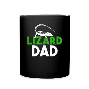 Eidechsenliebhaber Eidechse Geschenk Eidechse Besitzer - Tasse einfarbig - Schwarz - Vorne