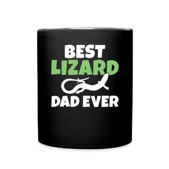 Eidechsenliebhaber Eidechse Geschenk Eidechse Besitzer - Tasse einfarbig - Schwarz - Vorne