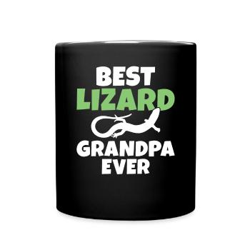 Eidechsenliebhaber Eidechse Geschenk Eidechse Besitzer - Tasse einfarbig - Schwarz - Vorne