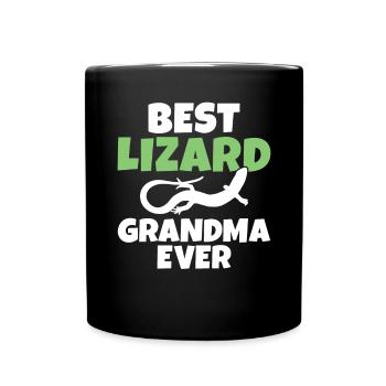 Eidechsenliebhaber Eidechse Geschenk Eidechse Besitzer - Tasse einfarbig - Schwarz - Vorne
