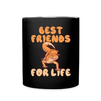 Eidechsenliebhaber Eidechse Geschenk Eidechse Besitzer - Tasse einfarbig - Schwarz - Vorne
