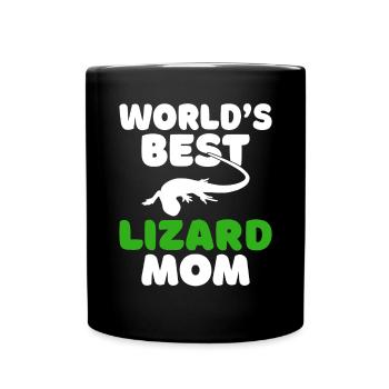 Eidechsenliebhaber Eidechse Geschenk Eidechse Besitzer - Tasse einfarbig - Schwarz - Vorne